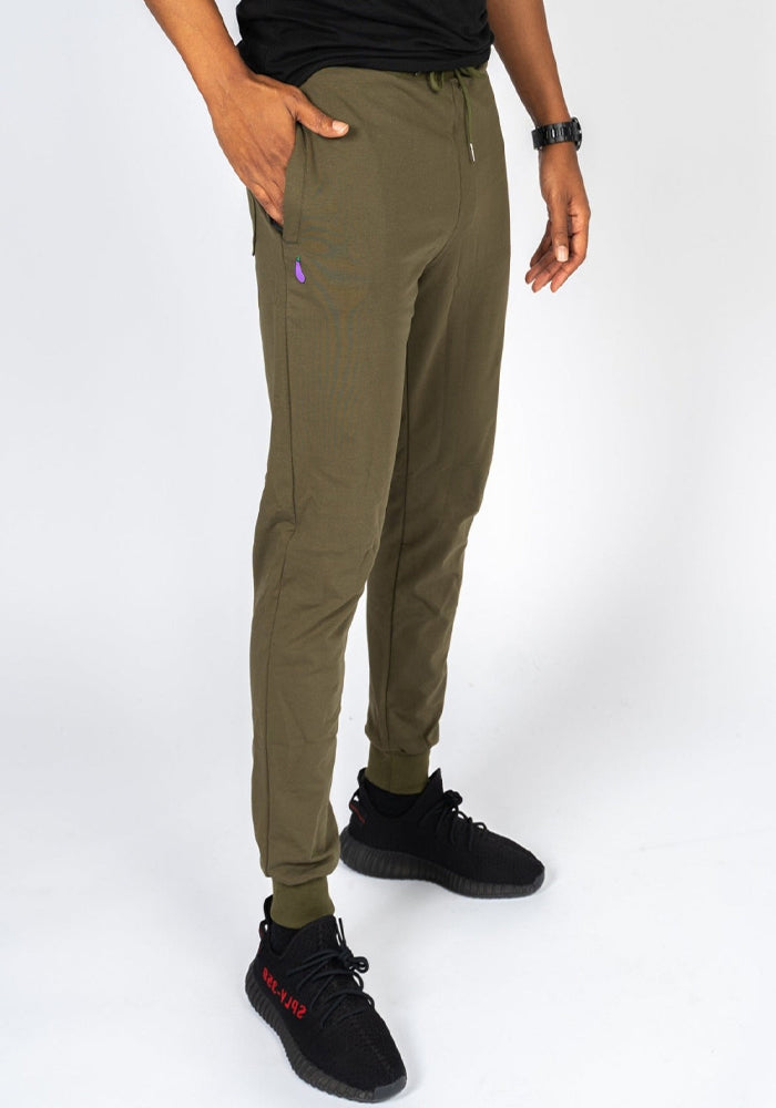 Olive Green Joggers O2