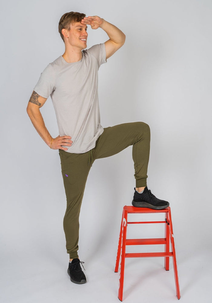 
                  
                    Olive Green Joggers O2
                  
                